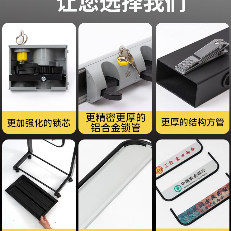 便民定制logo雨伞架头带桶酒店大堂公司12商用锁收纳架售楼部雨伞