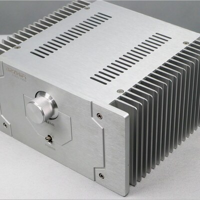 全铝主机壳 精工全银色 2020-1969两侧散热功放机箱