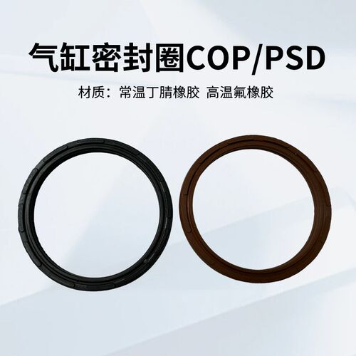 氟胶双向气缸活塞密封圈 COP10/12/16/20/22/25/30/32/40/50/63