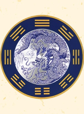 老师推荐水龙头窗化解贴纸青龙贴洗衣机自粘式青龙牌墙贴谢氏铜器