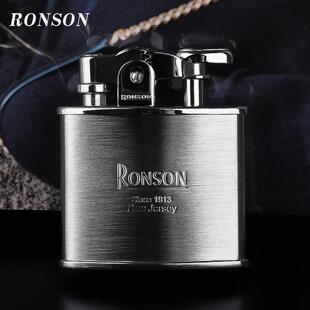 无名同款日本朗森打火机RONSON康斯坦丁机械磕头煤油防风黄铜覆古