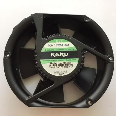 KAKU卡固KA1725HA3 Ball滚珠轴承AC380V防水风扇工业风机 耐高温