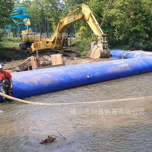 河道截流橡胶坝 防洪防汛挡水墙 可移动软体防汛子堤 导流水坝