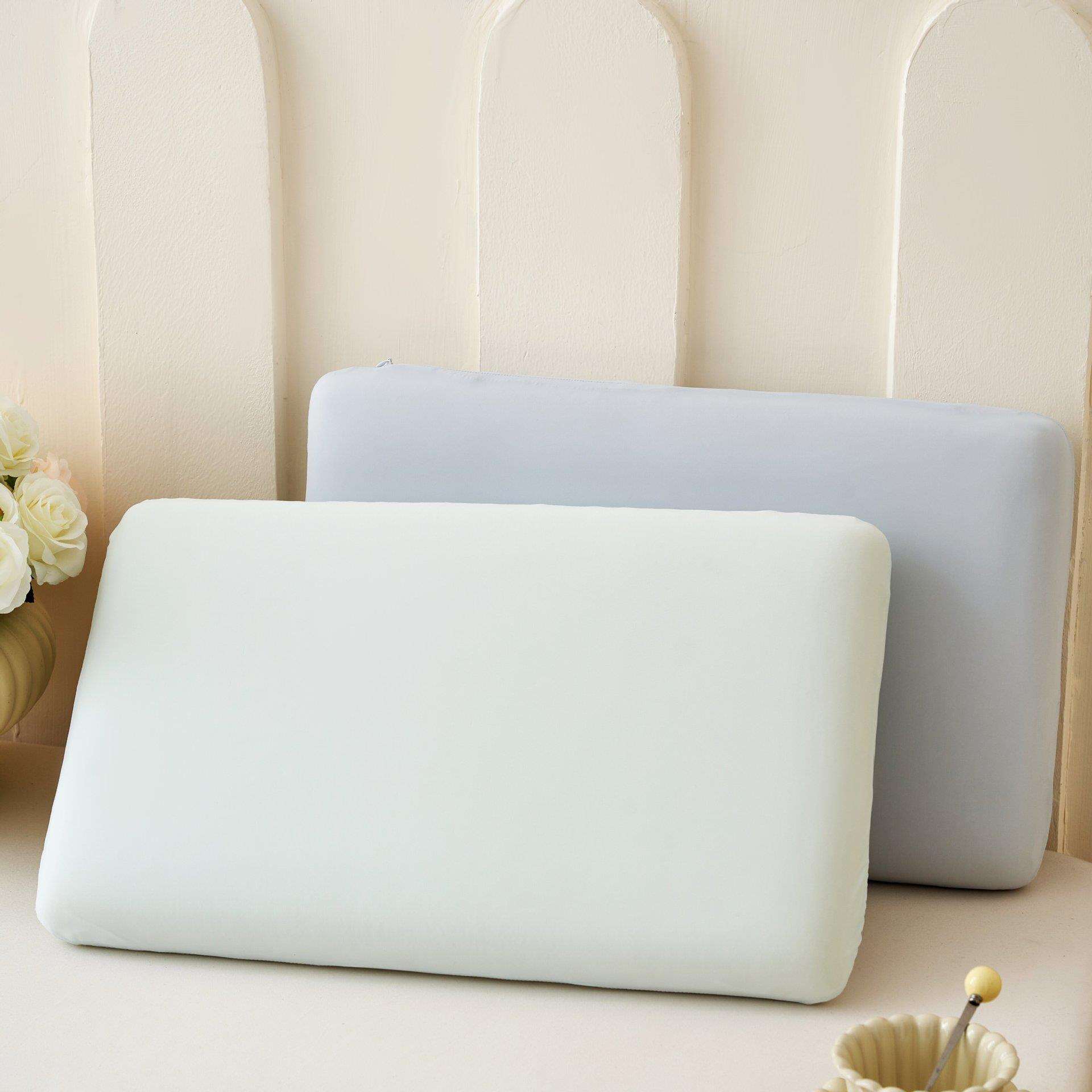 学生要压记忆枕头颈椎回弹枕芯单人可机洗送枕芯套