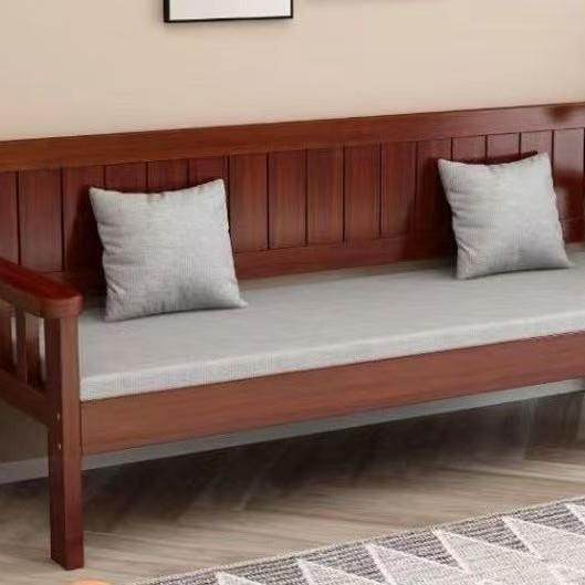 实木沙发组合客厅三人四人靠背长椅现代简约小户型阳台卧室沙发椅