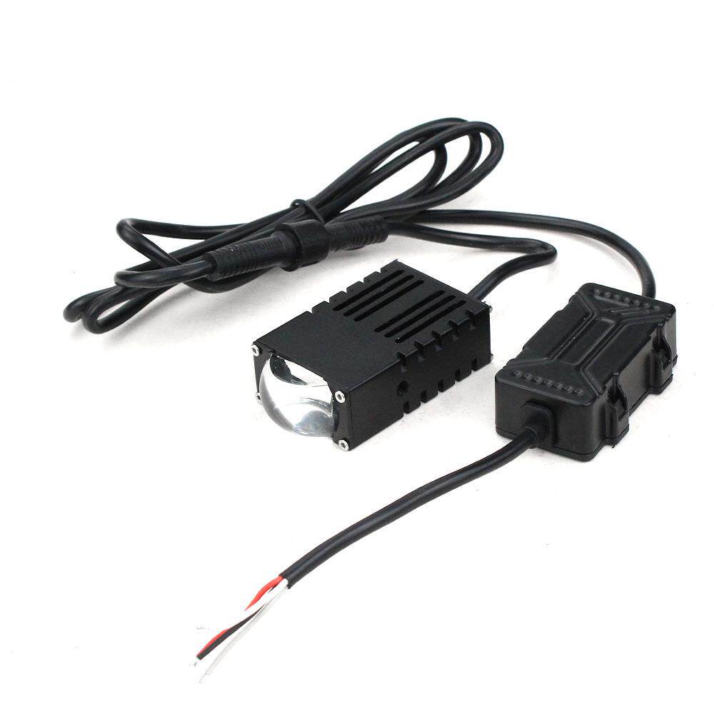 白黄双色 风扇款12V 27WLED汽车格栅灯1.5寸LED汽车透镜LED汽车车