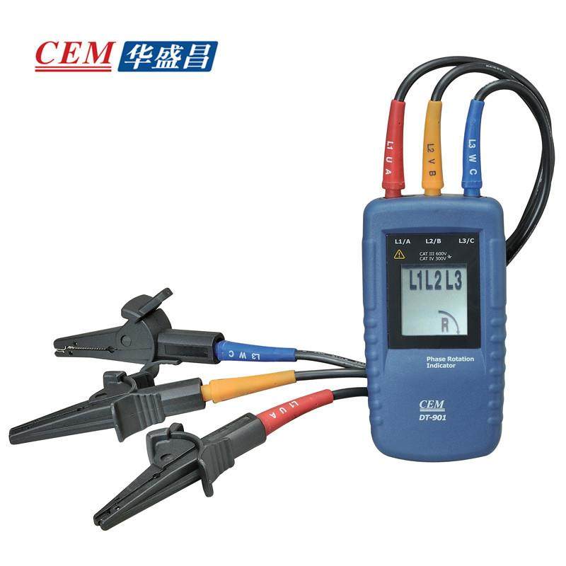 马达转相指示仪 DT-901相序表 手持式马达测试和相位转换指示仪