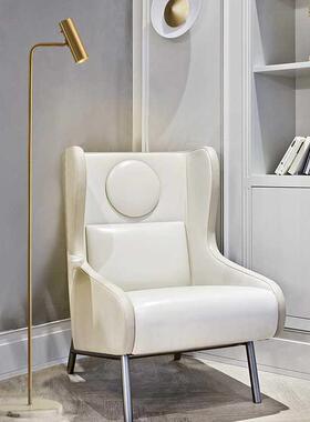 北欧金色LED客厅沙发落地灯创意后现代书房卧室大理石打光落地灯