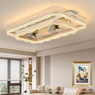 客厅风扇灯卧室餐厅书房大厅房间吸顶灯高档创艺高亮智能语音控制