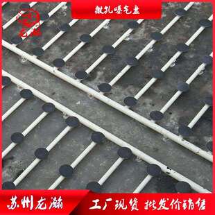 苏州龙瀚污水处理215橡胶盘式膜片微孔曝气器 曝气管微孔曝气盘