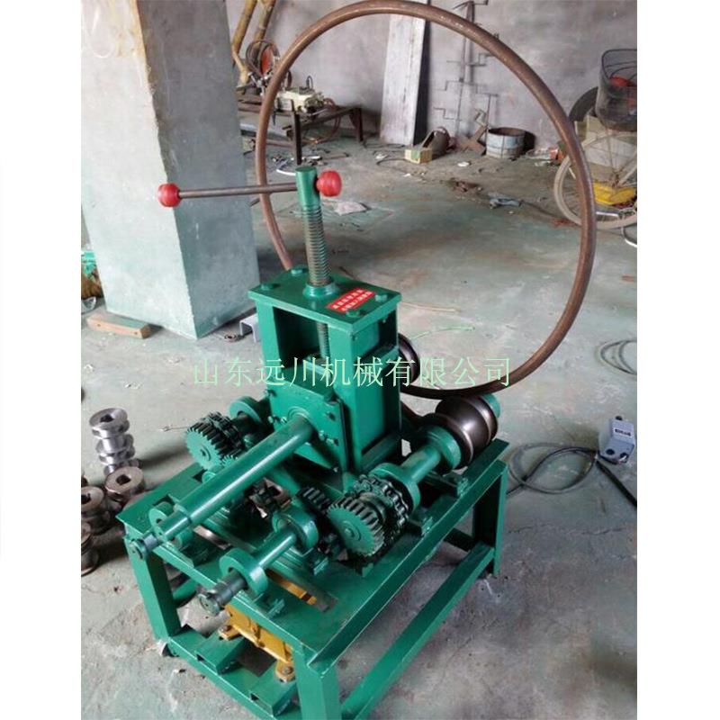 生产不锈钢管盘圆机 槽钢方管弯圆机 加重型铁管煨弯盘圆卷圆设备