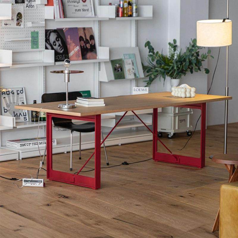 北欧极简实木会议长桌意式设计师创意办公桌原木洽谈桌简约工作台,3C数码配件,USB灯,淘宝优惠券,粉丝福利购,淘宝优惠卷