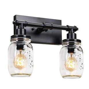 美式铁艺工业风水管壁灯餐厅复古工业咖啡厅梅森玻璃壁灯过道书房