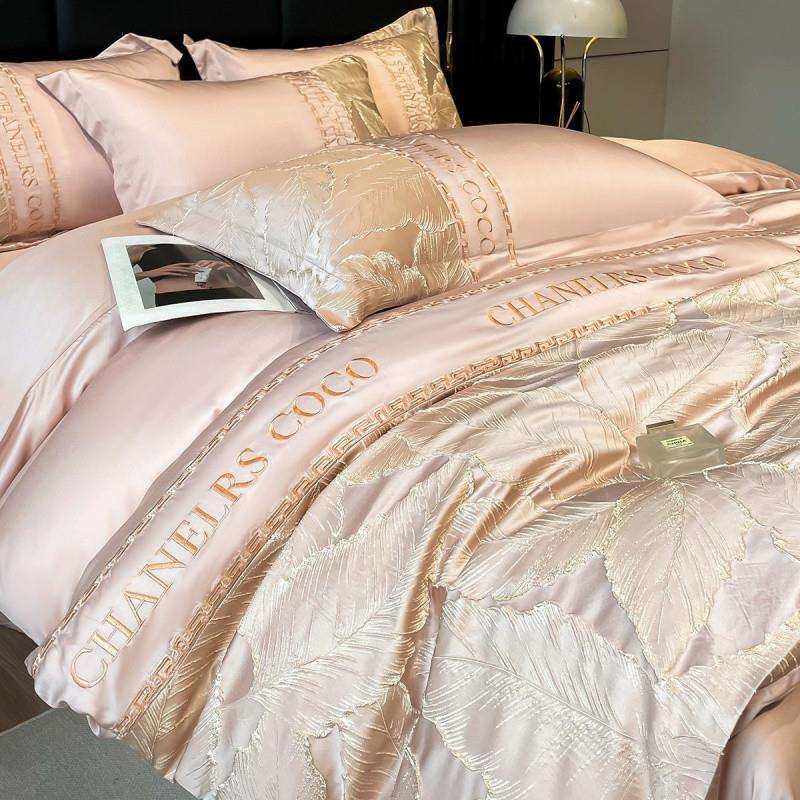 夏季冰丝四件套轻奢高挡水洗天丝床单被套三件套床上用品2025新款,3C数码配件,USB灯,淘宝优惠券,粉丝福利购,淘宝优惠卷