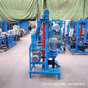 家用电动液压打井机小型吃水井百米钻井设备全自动升降打井机配件