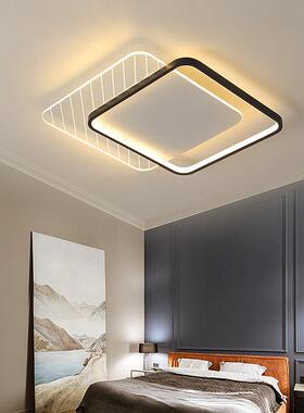 客厅灯创意书房灯现代简约个性卧室灯餐厅灯黑色款套餐 LED吸顶灯