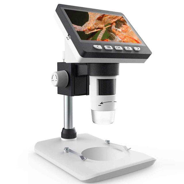 升级款50X-1000X 1080P带LED的便携式电子数字台式显微镜dm4