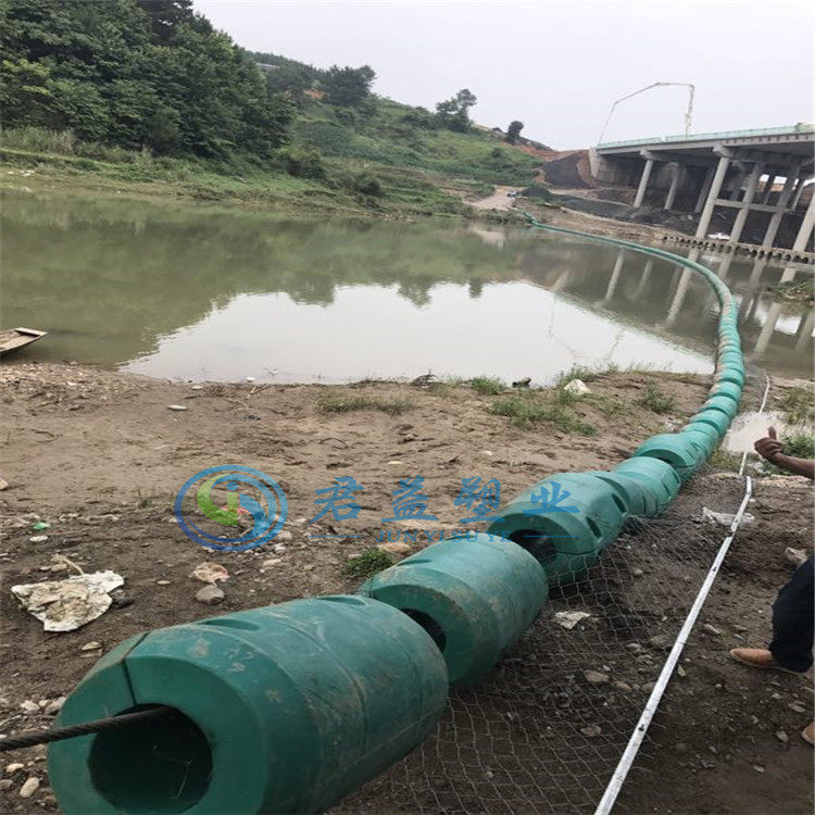 君益加工60公分乘1米组合式拦污漂水电站拦污漂浮筒