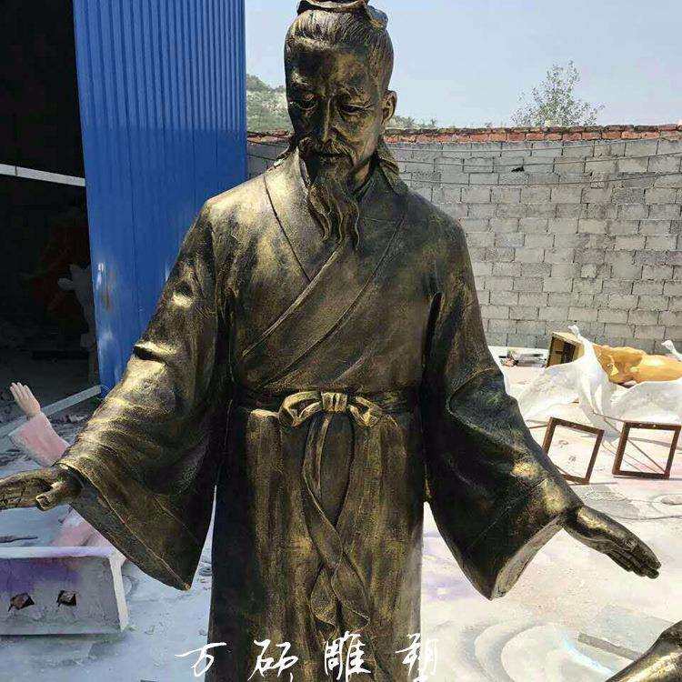 玻璃钢雕塑 古人物雕塑 孔融让梨户外园林景观小品