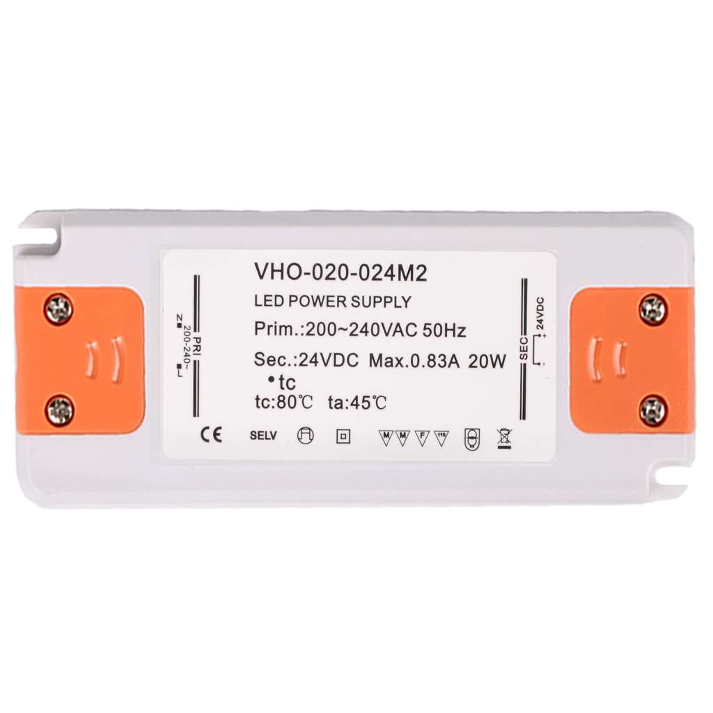 质保3年 20W 830MA 24V 过认证 薄恒压驱动 镜前灯LED开关电源