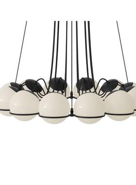 丹麦Astep吊灯法式中古风挑空客厅灯现代简约复古魔豆餐厅卧室灯