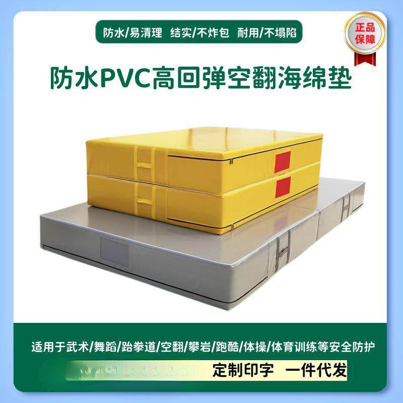 空翻训练垫子武术家用舞蹈超厚软垫折叠加厚体育跳高防护垫