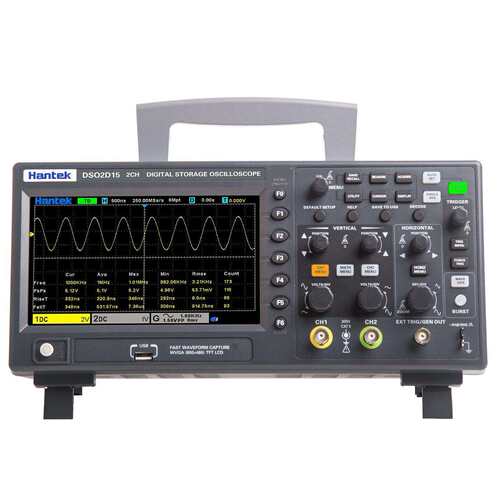 汉泰数字示波器精准DSO2C10 DSO2D15双通道数字存储示波器100M
