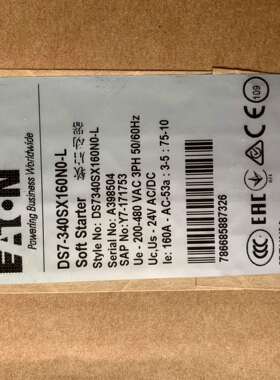 DS7-340SX160N0-L伊顿穆勒MOELLER 软起动器DS7-340SX系列