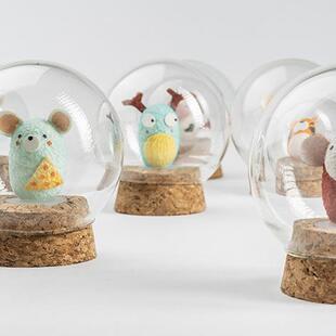 闻派茧艺文创非遗工艺品蚕茧公仔十二生肖小夜灯丝绸之路手伴纪念