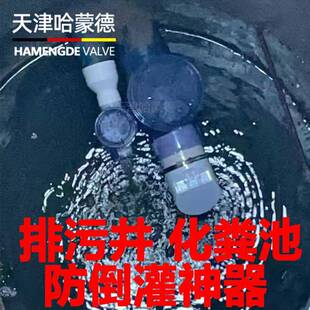 防反水止逆阀止回阀110管下水防倒灌pvc排水管污水井化粪池