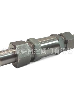 304/316L不锈钢活接对焊止回阀H21W-64P/耐高压对焊单向阀/逆止阀