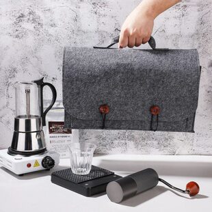 便携包摩卡壶户外咖啡电陶炉器杯收纳包露营整理磨豆机研磨器具