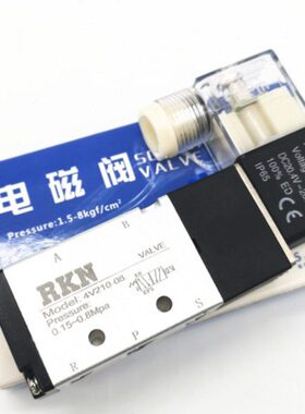 气动4向位6A电磁阀4V210二气缸0/08220五-/24V/通换-/V控制V11B0