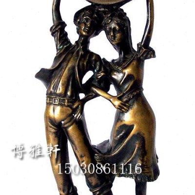 钟表全铜机械情侣座钟仿古董把玩玩家娱乐欧式家居客厅卧室摆件钟,家居饰品,座钟,淘宝优惠券,粉丝福利购,淘宝优惠卷