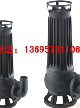 AS撕裂式潜水无堵塞排污泵220V国标污水污物提升泵50AS25-7-1.5KW