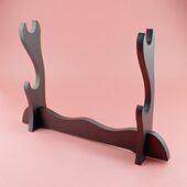 摆件戒尺支架双层弟子规品用宝剑架子手工书房艺竹托架藤条放