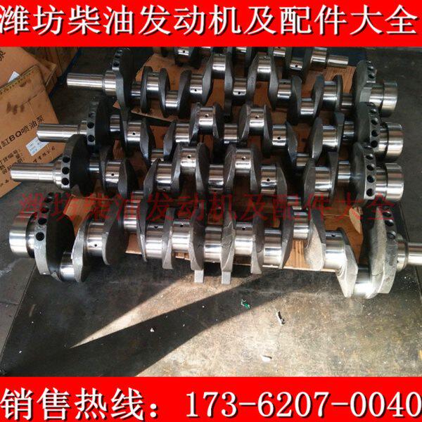 潍坊R4105/6105/6110/6113柴油发动机曲轴 50/100/150KW发电机组