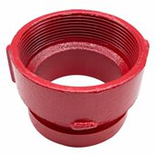 沟槽丝一卡箍大小头转换头D转头DN50管道头N等径接头沟内丝65一丝