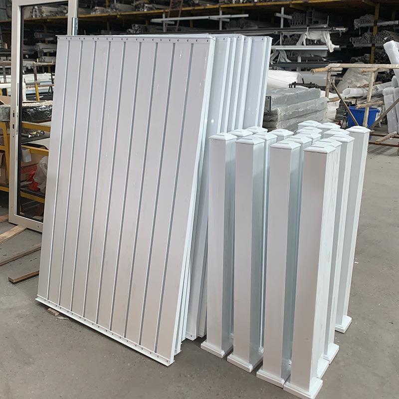 铝艺护栏别墅庭院铝合金围栏自建房花园栅栏小区户外百叶板条围墙