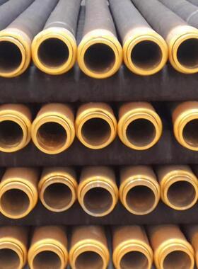 DN125布料机末端胶管 3米四层钢丝缠绕耐磨管高压