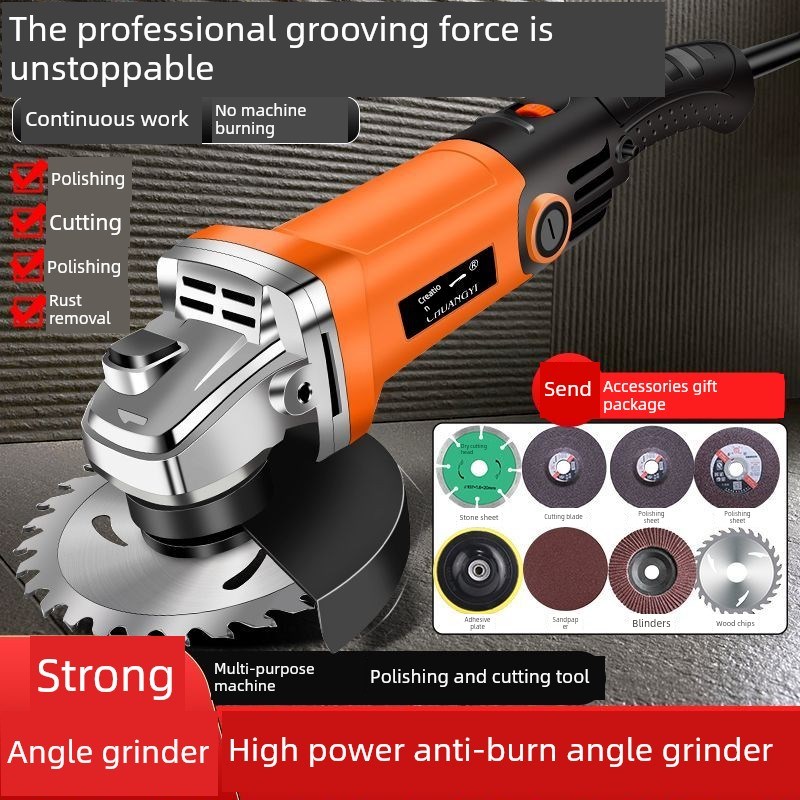角磨床大功率多功能家用磨床抛光机电J动磨床切割磨床小型磨床
