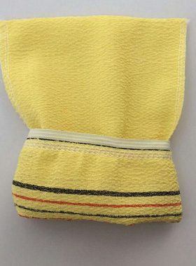 搓背洗澡巾擦堂粗层砂快速薄款泥下一次性技师单黄色双面浴场澡浴