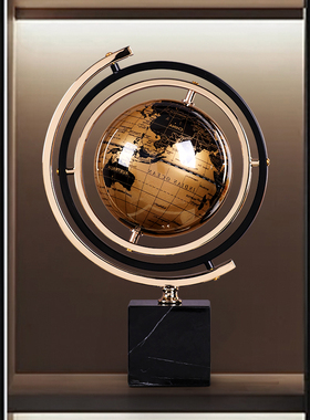 轻奢地球仪摆件办公l室客厅电视柜2024新款领导书房高档家居装饰