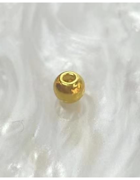 【店铺专属】18k金金珠3mm（光面）【QL06082】