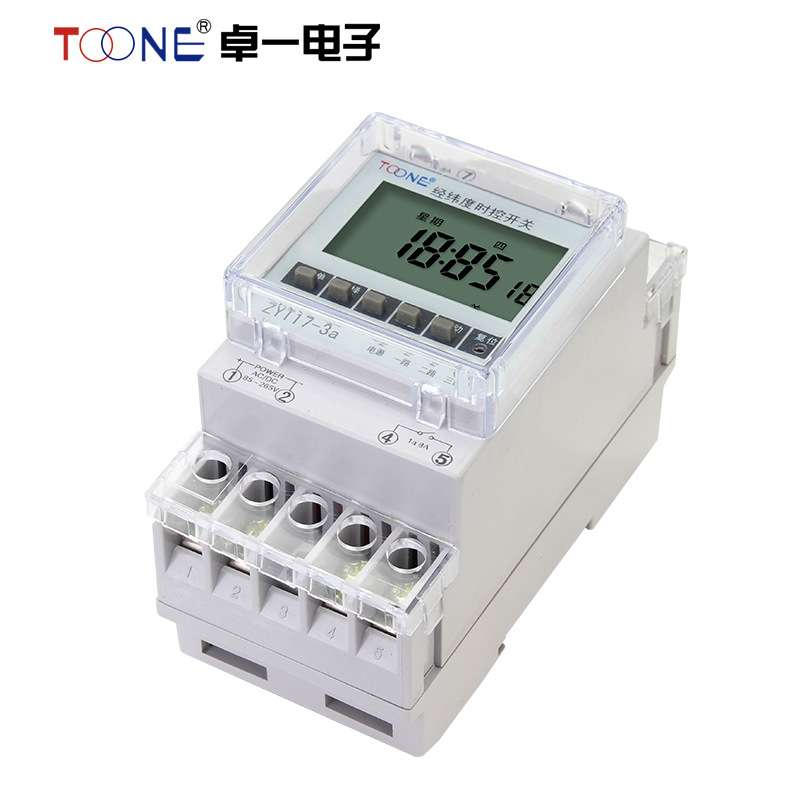 供应经纬度时控开关ZYT17-3A微电脑定时器路灯时间控制器定时开关
