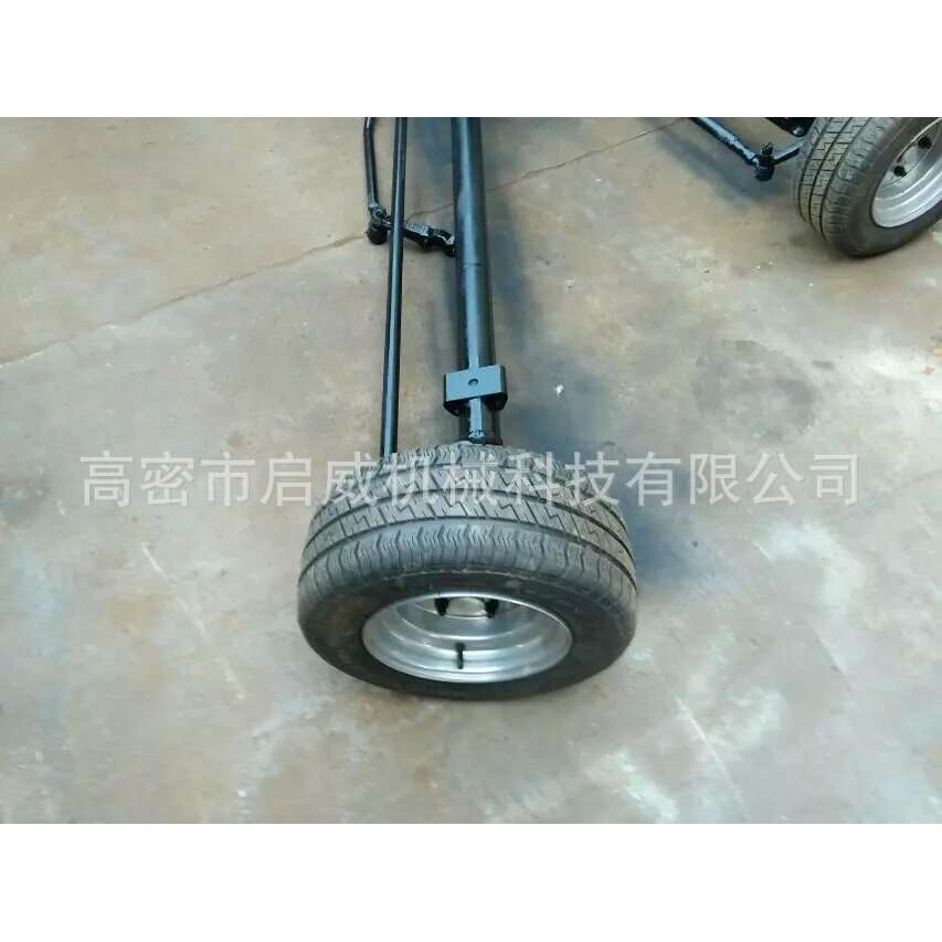 3吨拉杆转向车桥  拖车配件  平板拖车配件   拉杆转向车轴图片