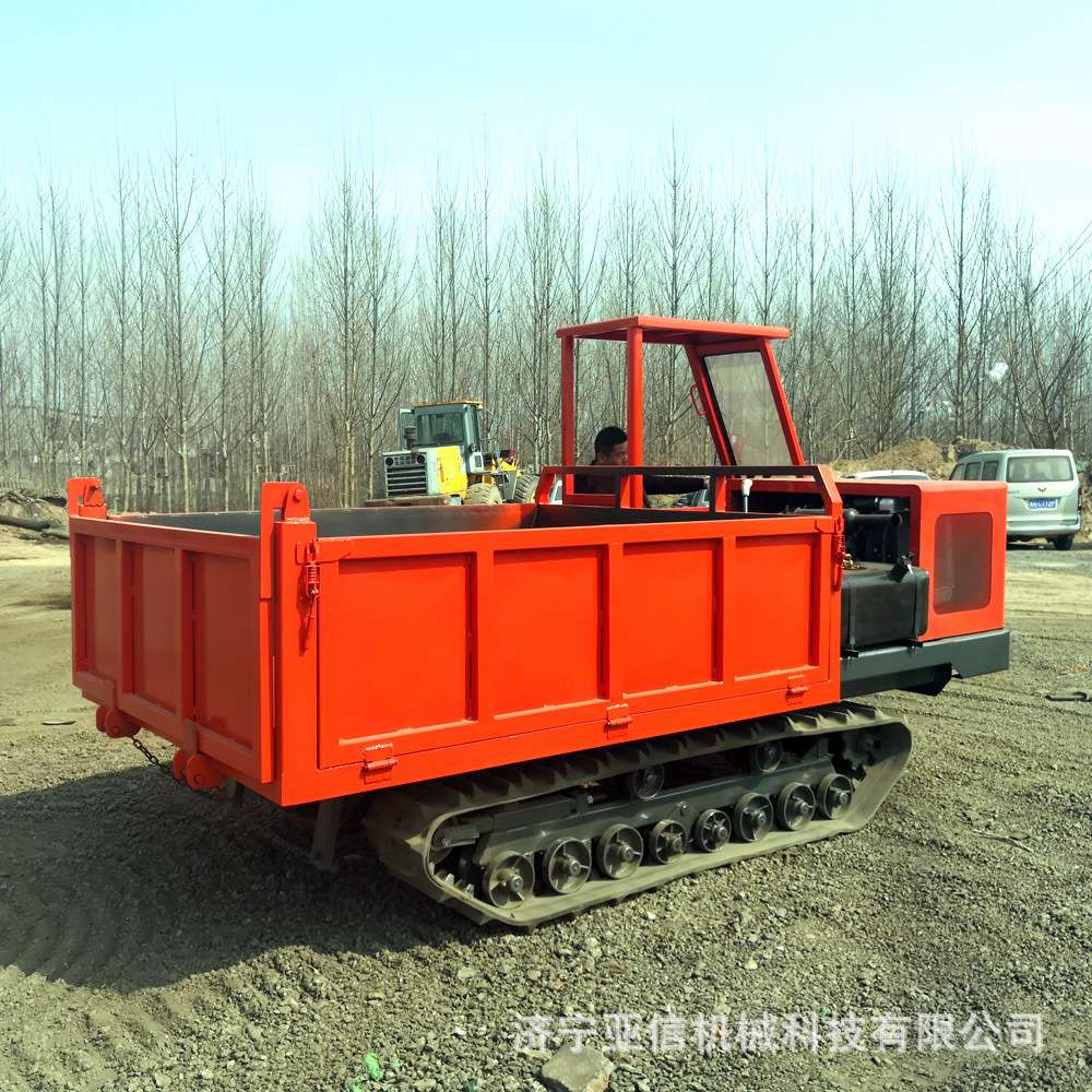 厂家出售2吨3吨5吨履带运输车 泥田小型履带运输车橡胶履带自卸车