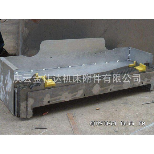 厂家直销1060加工中心防护罩  保护导轨钢板防护罩  不锈钢防护罩