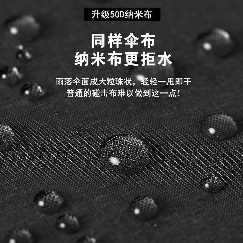 十二骨雨伞折叠全自动遮阳伞四人防风加固12黑胶男士特大号防晒
