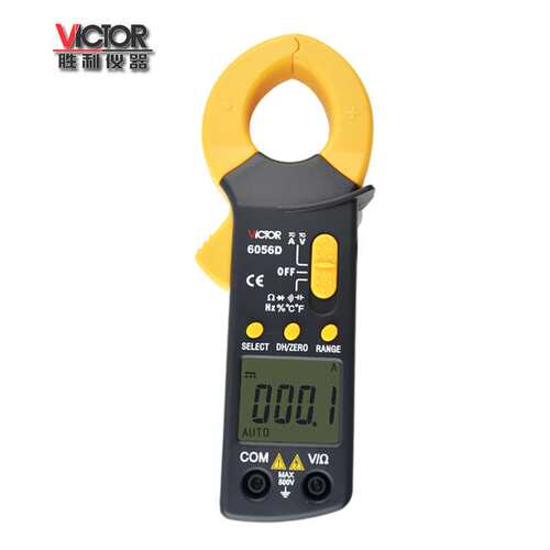 胜利仪器(VICTOR)数字钳形万用表VC6056D数字钳形表交直流